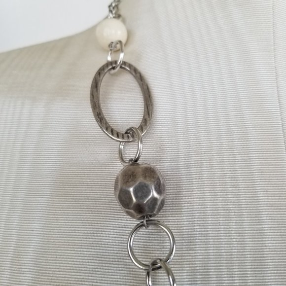 Made in Italy Ceramic Beaded Chain Necklace 34" -Some Slight Chipping - Picture 8 of 12